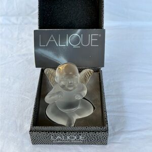 Lalique Elton John Crystal Angel Figurine